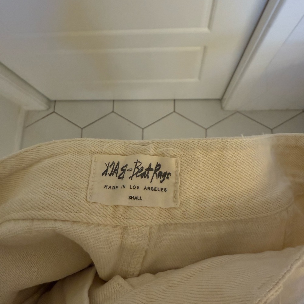 Back Beat Co. Cream Wide Leg Pants - Picture 5 of 5